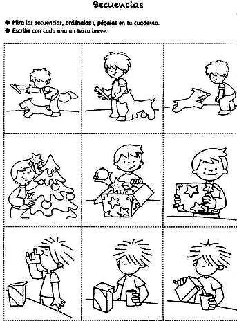 DIBUJOS DE SECUENCIAS TEMPORALES - DIBUJOS PARA COLOREAR ... DIBUJOS DE SECUENCIAS TEMPORALES - DIBUJOS PARA COLOREAR ...