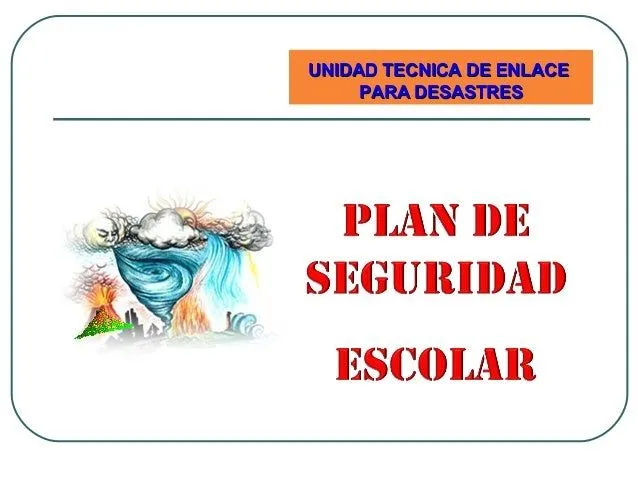 Seguridad Escolar