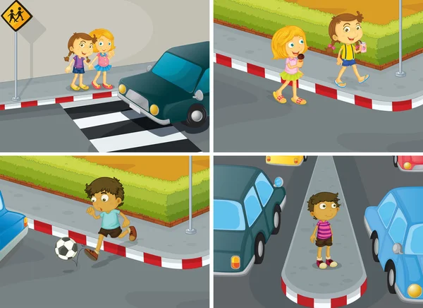 Seguridad vial — Vector stock © interactimages #66111723 Seguridad vial — Vector stock © interactimages #66111723