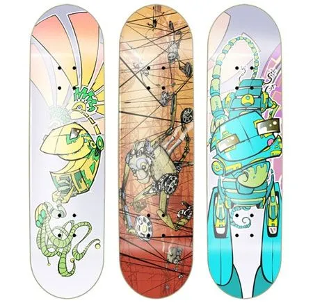 Selección de 220 diseños de ilustraciones de "Skateboard ... Selección de 220 diseños de ilustraciones de "Skateboard ...