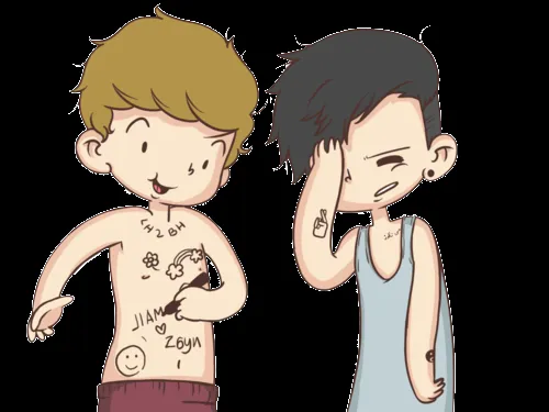 Selena gomez en mi corazon: Caricaturas 1D