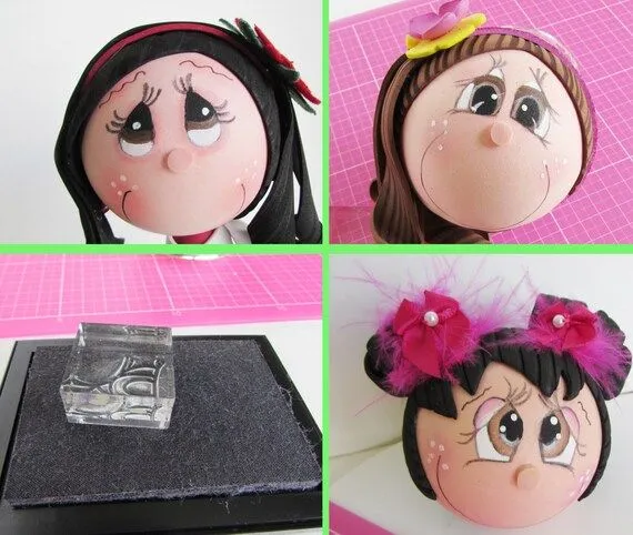 Sello para crear ojos para su Fofucha Carimbo de por FofuchasDolls