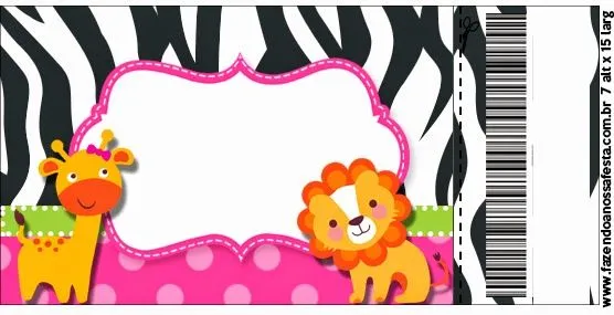 La Selva, para Niñas: Invitaciones para Imprimir Gratis. | Ideas y ...