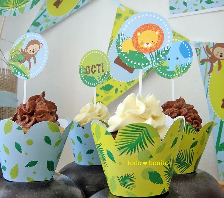 Selva niños: decoración de fiesta imprimible | decoracion casa ...