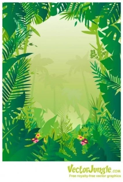Selva tropical de fondo conjunto de vectores | Descargar Vectores ... Selva tropical de fondo conjunto de vectores | Descargar Vectores ...