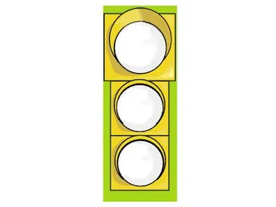 Semaforo para colorear para niños - Imagui