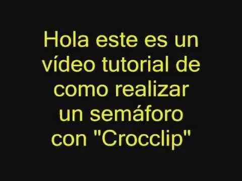 Como realizar un semáforo con Crocclip - YouTube Como realizar un semáforo con Crocclip - YouTube