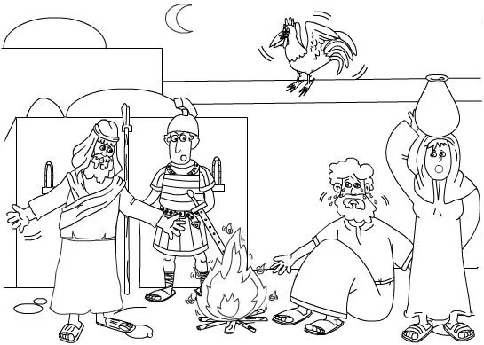 Dibujos Cristianos Para Colorear: Semana Santa para colorear ...