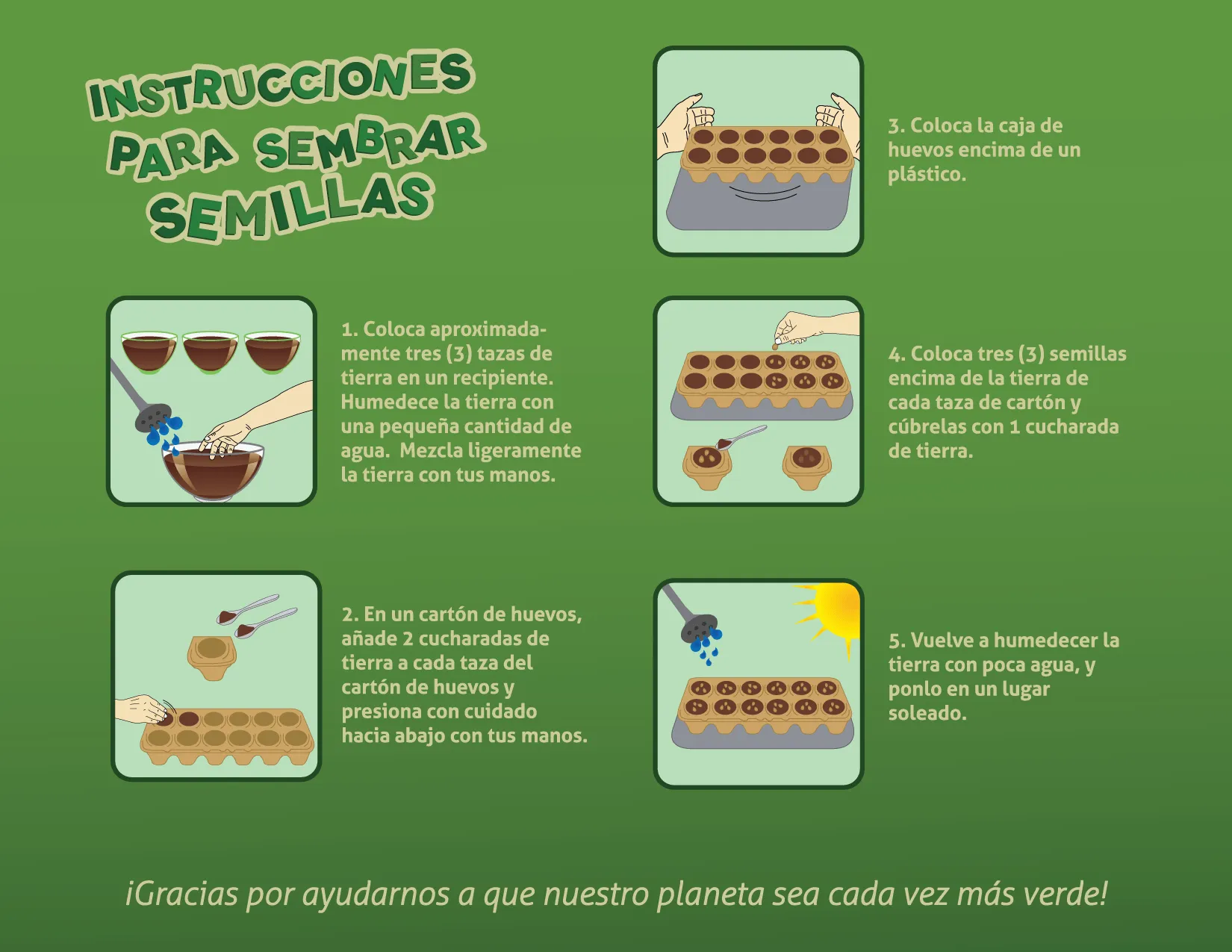 Cómo Sembrar? | Semillas Sembradas: 0000000 Cómo Sembrar? | Semillas Sembradas: 0000000