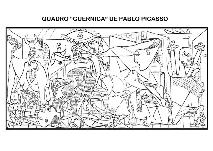 Semente da Arte: Obras de Arte para colorir! Semente da Arte: Obras de Arte para colorir!