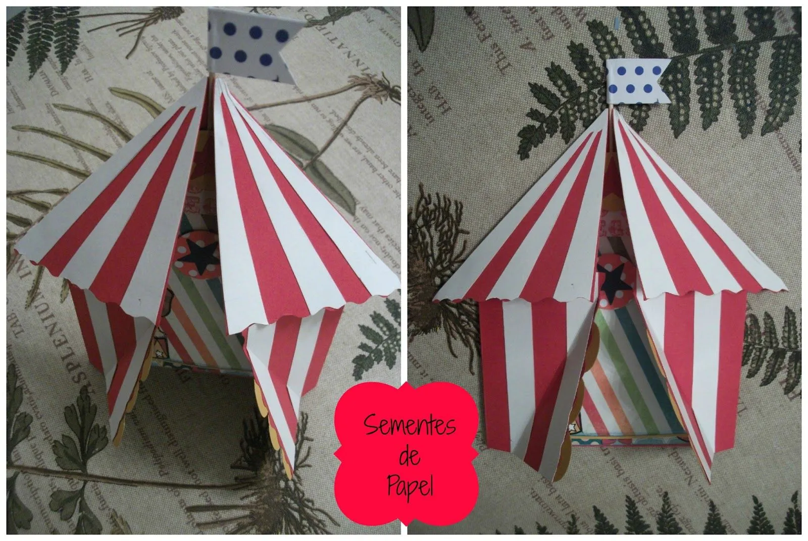 Sementes de papel: Tarjeta Circus. Historia de un doblez, tercera ...