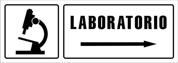 Señal laboratorio con flecha a la derecha | Rotulos para ... Señal laboratorio con flecha a la derecha | Rotulos para ...