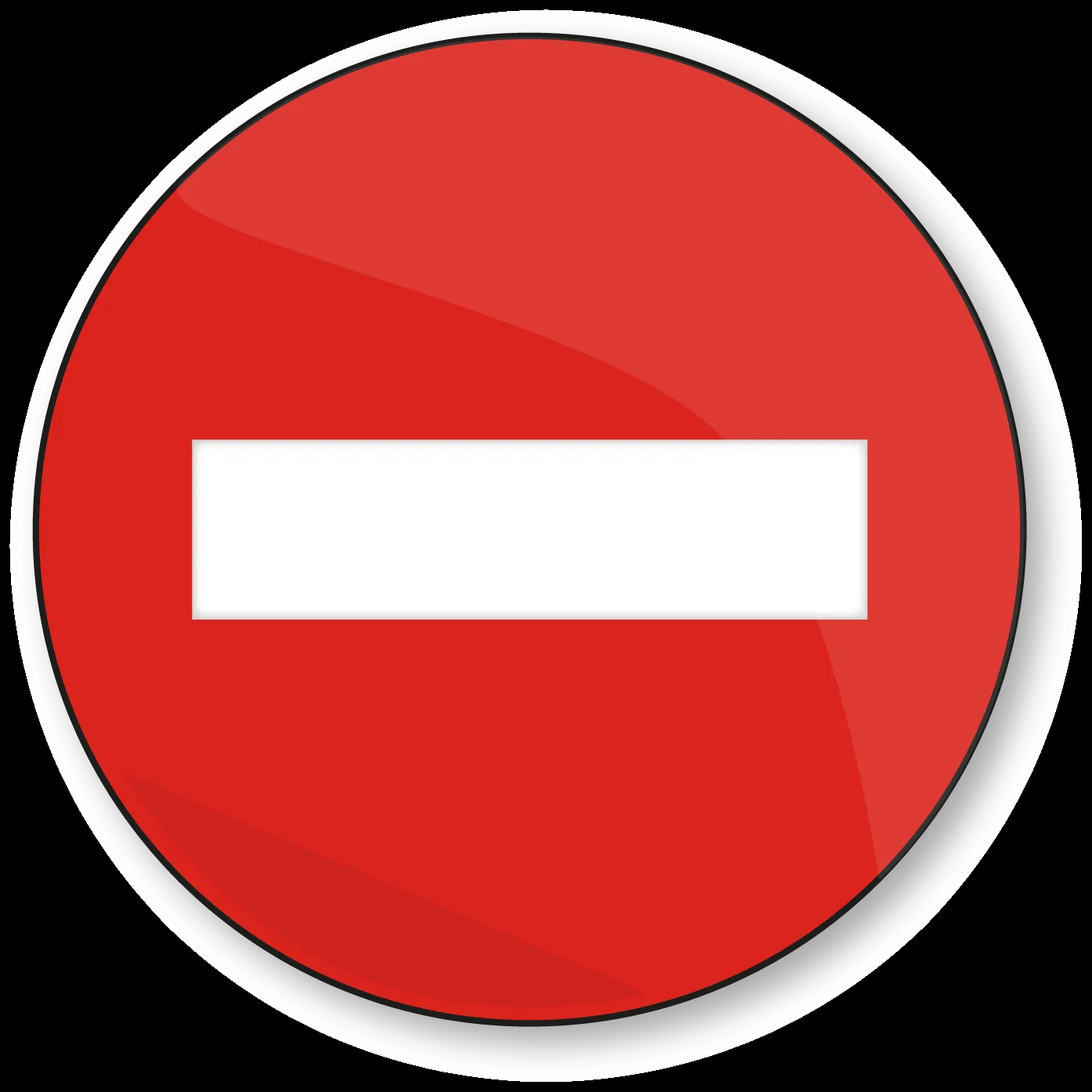 Señal de Prohibido el paso