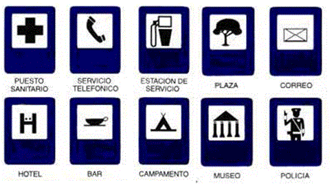 Cuales son las señales informativas - Imagui