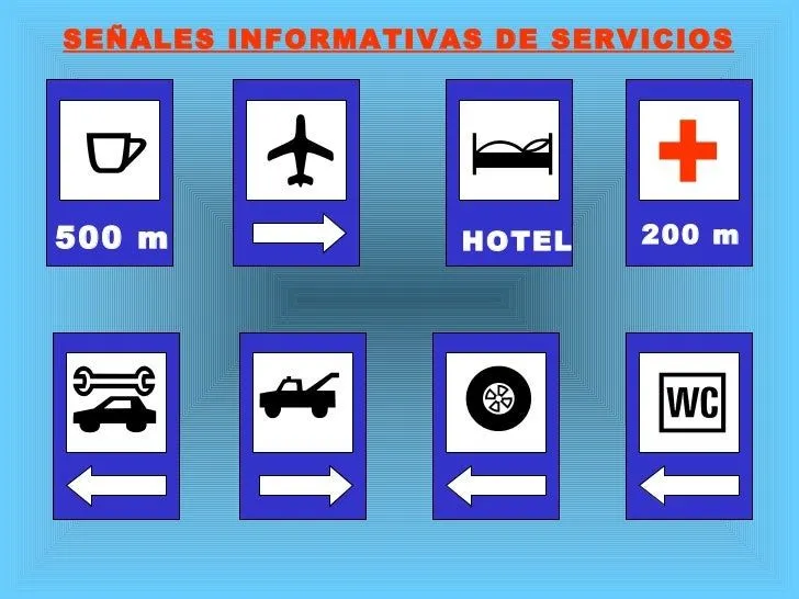 5 señales informativas de transito - Imagui