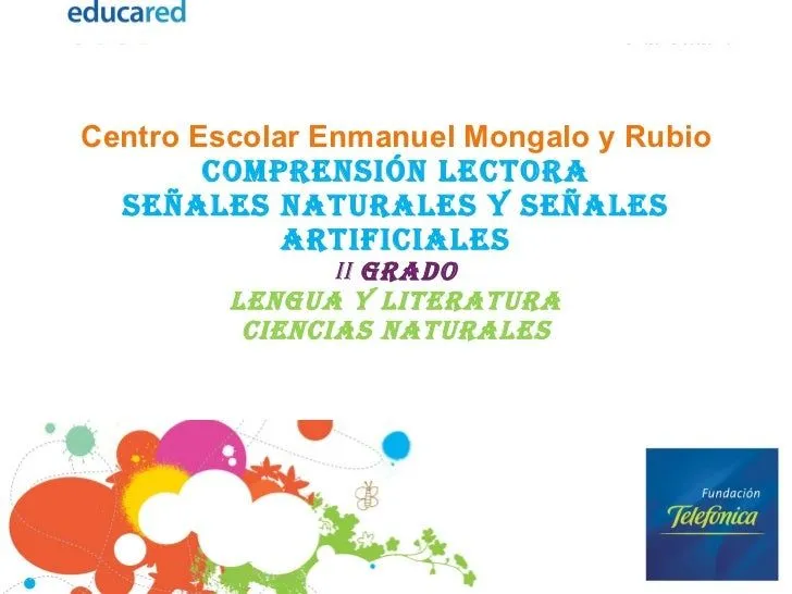 Señales naturales y artificiales