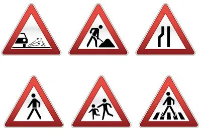 Señales de tráfico y señaléctica en vector (Vector Traffic Signs ...