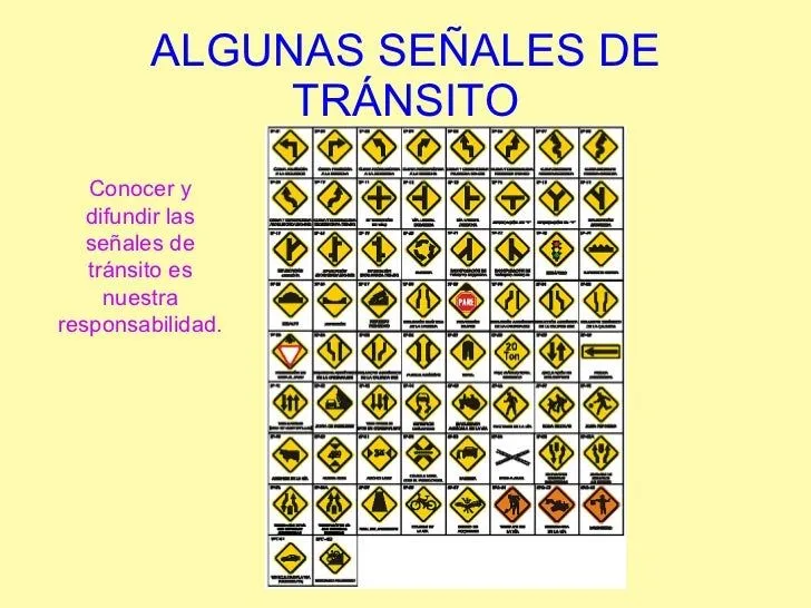 Las SeñAles De TráNsito