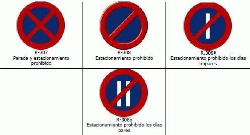 Señal de no estacionarse para colorear - Imagui