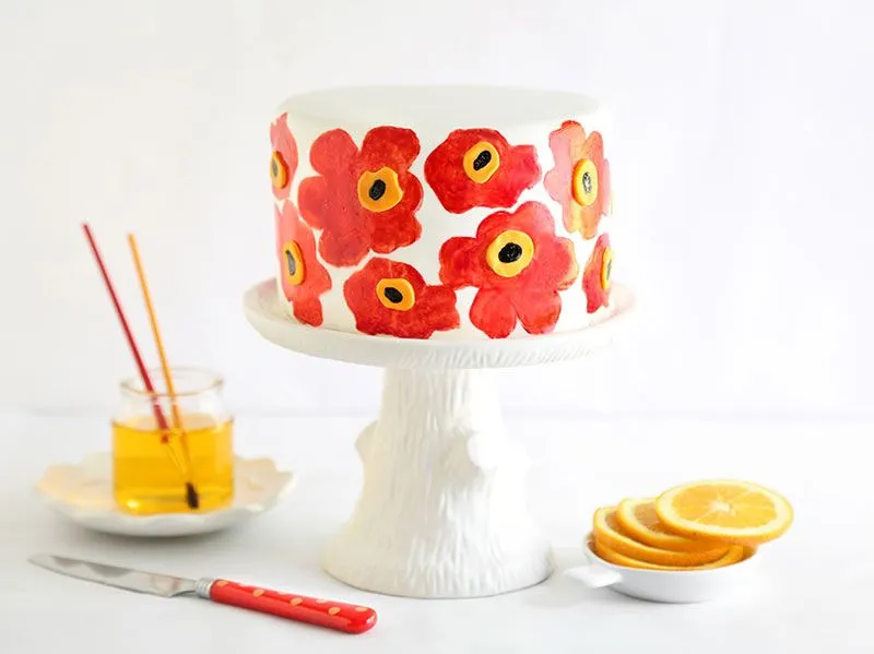 Sencillas y originales ideas de cómo decorar pasteles pintados a ... Sencillas y originales ideas de cómo decorar pasteles pintados a ...