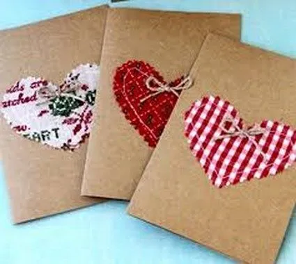 Sencillas tarjetas de San Valentín « Manualidades