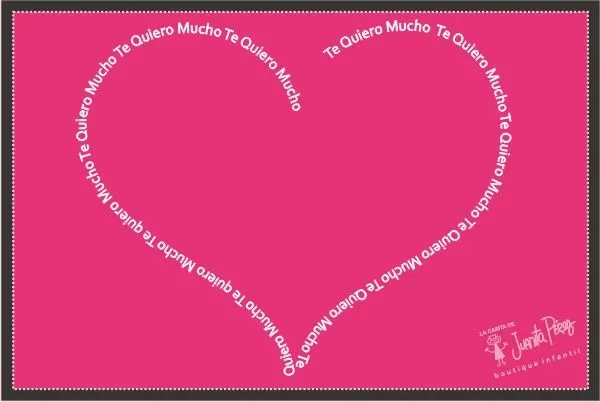 Send A WebCard - Corazon Letras Rosa Send A WebCard - Corazon Letras Rosa