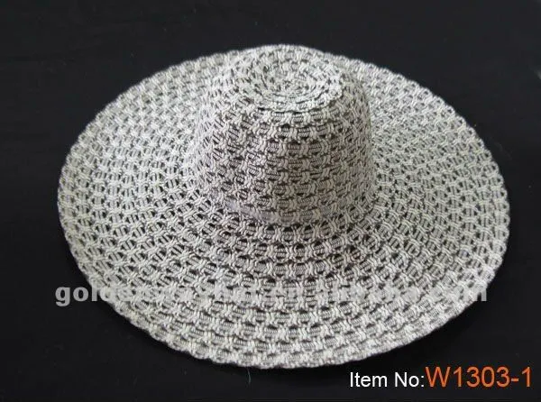 Señora de tejido de paja de papel patrón del sombrero del sol ... Señora de tejido de paja de papel patrón del sombrero del sol ...