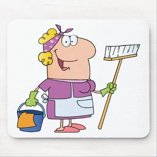 Regalos Señora De La Limpieza Del Dibujo Animado – Camisetas, arte ...