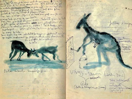 SEÑORAS: MIQUEL BARCELÓ CUADERNOS DE AFRICA SEÑORAS: MIQUEL BARCELÓ CUADERNOS DE AFRICA