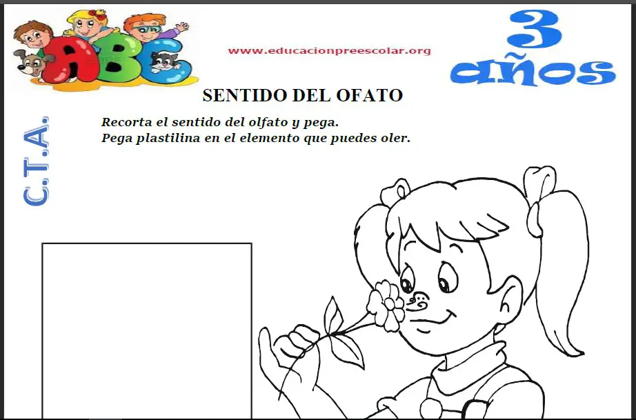 Sentido del Olfato Para Niños de 3 Años — Educación Preescolar Sentido del Olfato Para Niños de 3 Años — Educación Preescolar
