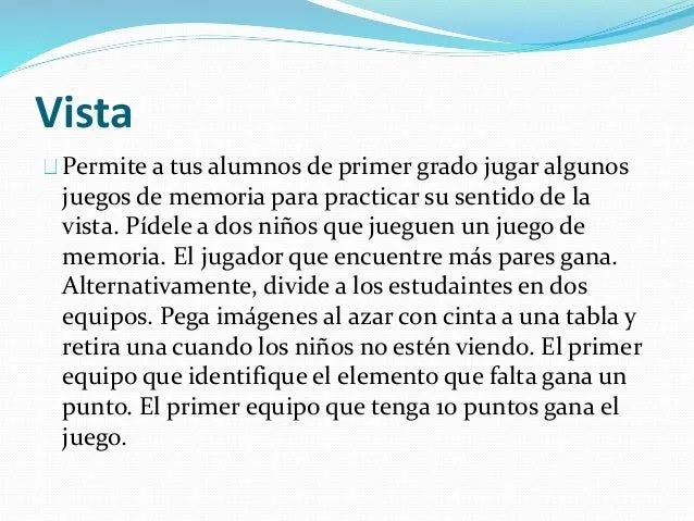 Los 5 sentidos del ser humano