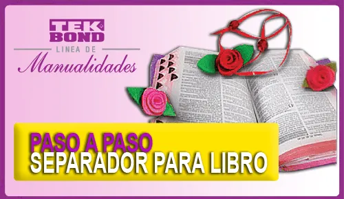 Separador de libros rosita | Todo en GOMA EVA