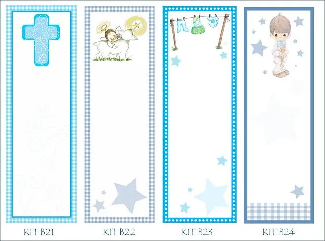 Separadores para bautizo de niño - Imagui