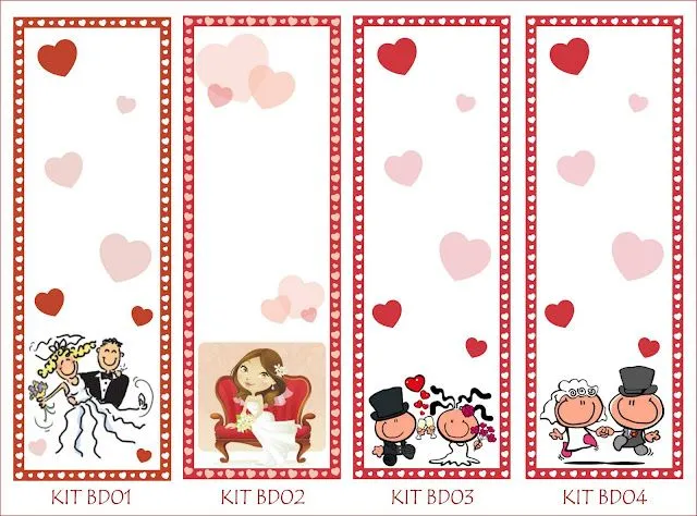 Separadores de boda para imprimir gratis - Imagui