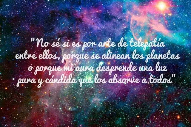 Frases de amor con fondos de galaxia - Imagui