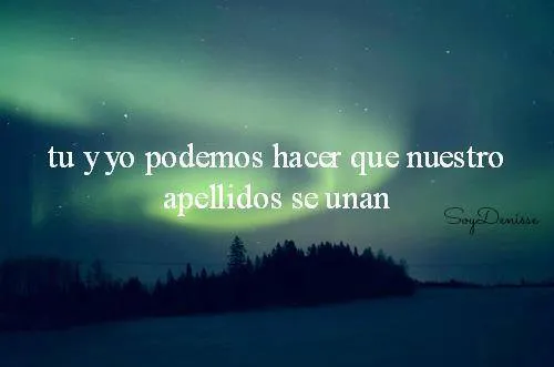 Todo lo que tenga que ser, sera...
