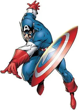 Imagenes del capitan america en caricatura - Imagui