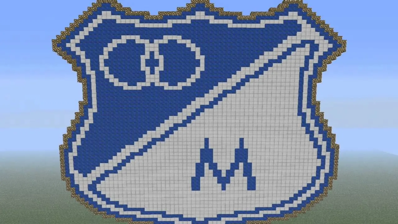 Serie de escudos | Escudo de Millonarios Fc | Minecraft - C0l0mbiaCraftera - YouTube Serie de escudos | Escudo de Millonarios Fc | Minecraft - C0l0mbiaCraftera - YouTube