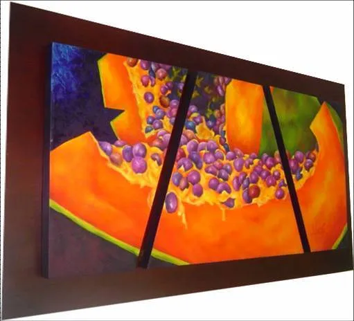 Serie Frutas Papaya1 Lyliana De Acevedo - Artelista.com