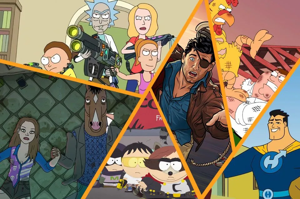 Series Animadas para Adultos Más Populares