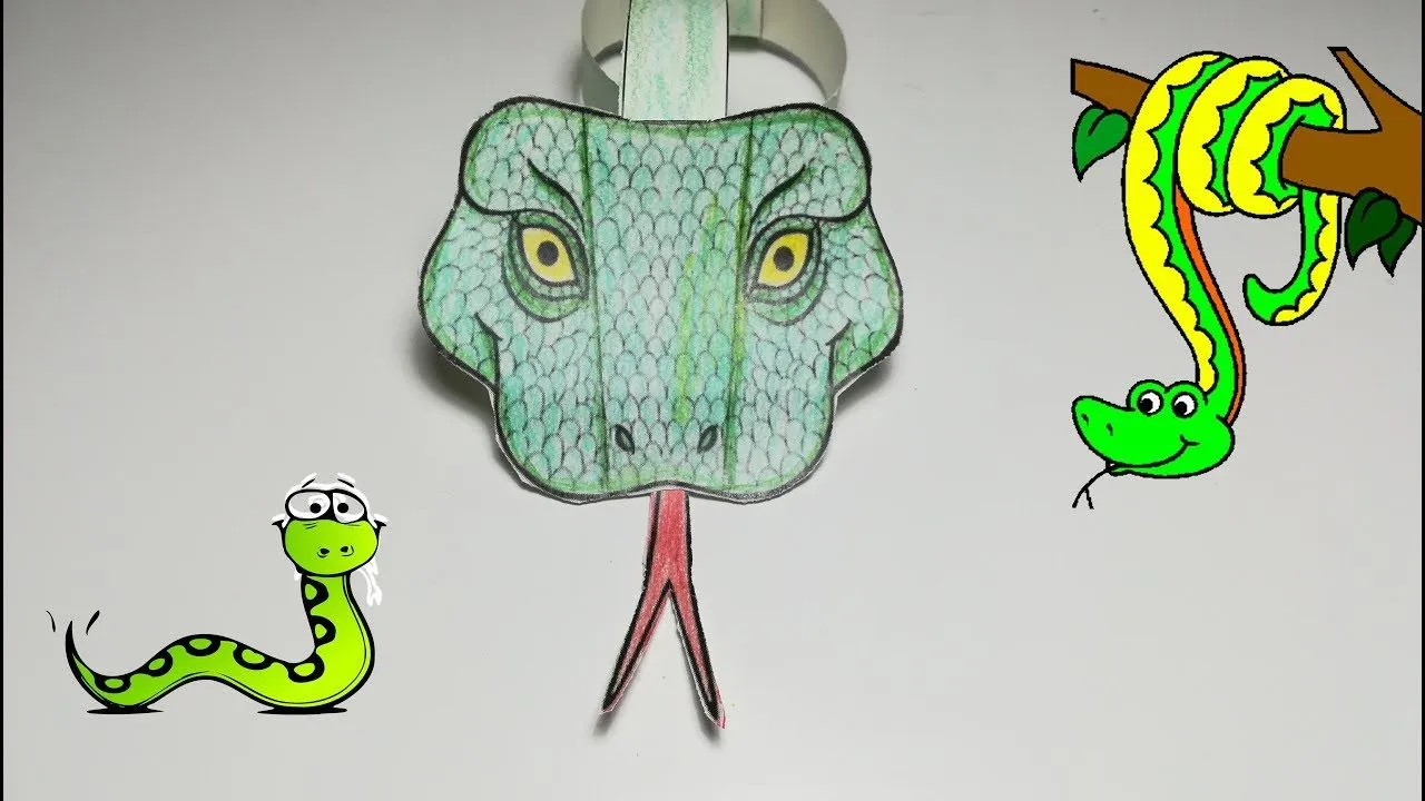 COMO HACER UNA SERPIENTE DE PAPEL - YouTube COMO HACER UNA SERPIENTE DE PAPEL - YouTube