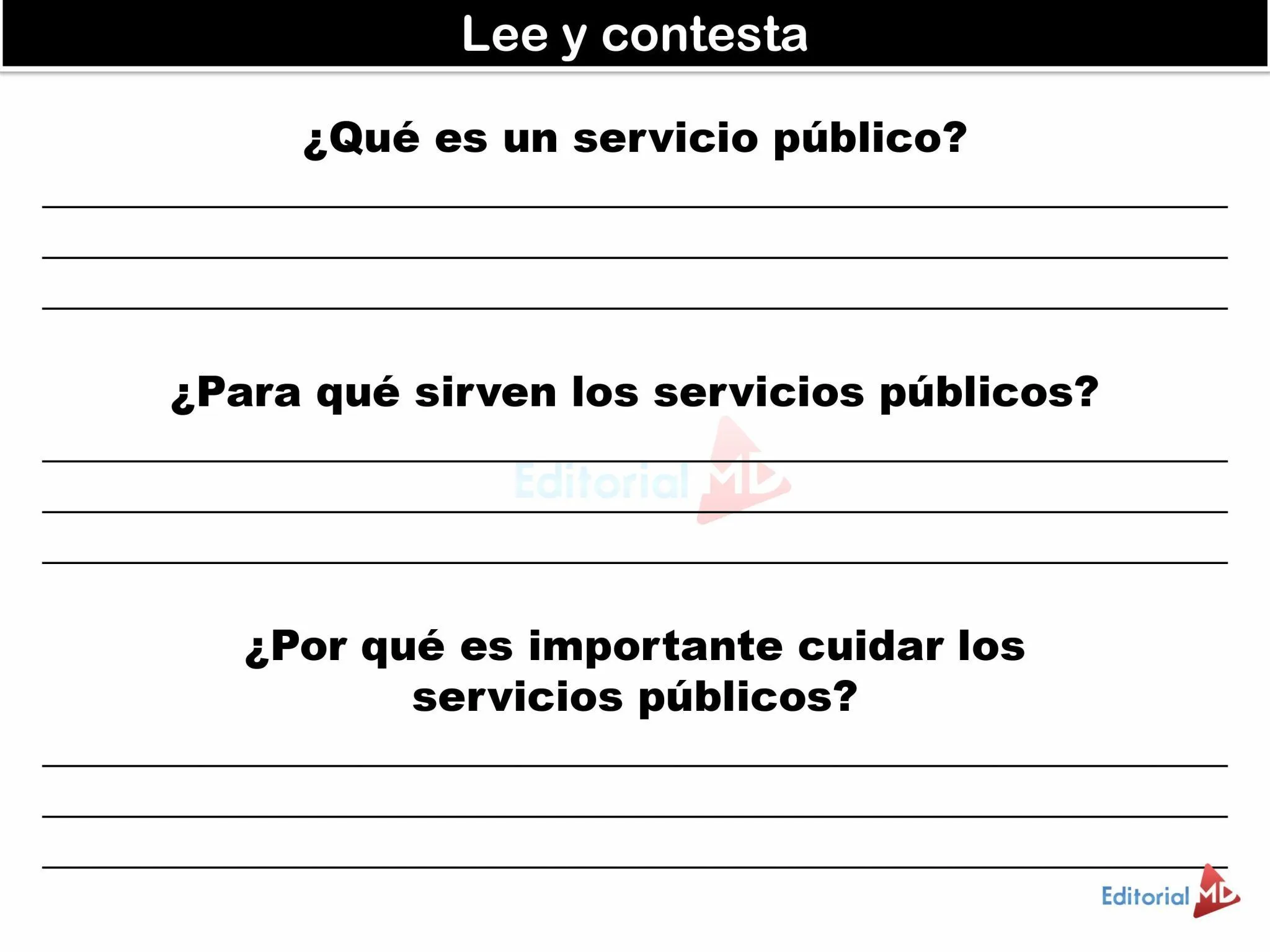 Servicios públicos