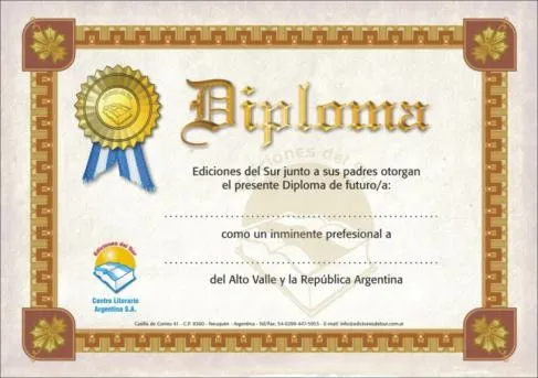 Modelos de diplomas en blanco - Imagui