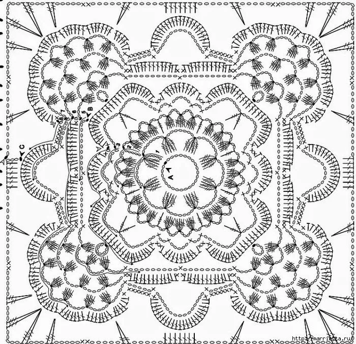 Servilleta española al crochet | Crochet y Dos agujas Servilleta española al crochet | Crochet y Dos agujas