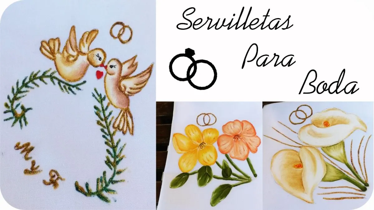 Servilletas para boda | Recuerdos | AprendeConNosotras3 Servilletas para boda | Recuerdos | AprendeConNosotras3