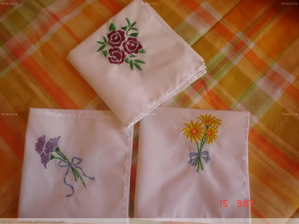 Servilletas Bordadas En Punto De Cruz Pictures
