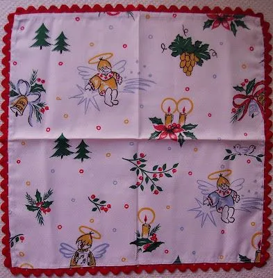 Servilletas de punto de cruz para bautizo - Imagui