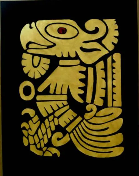 Dibujos de simbolos aztecas - Imagui