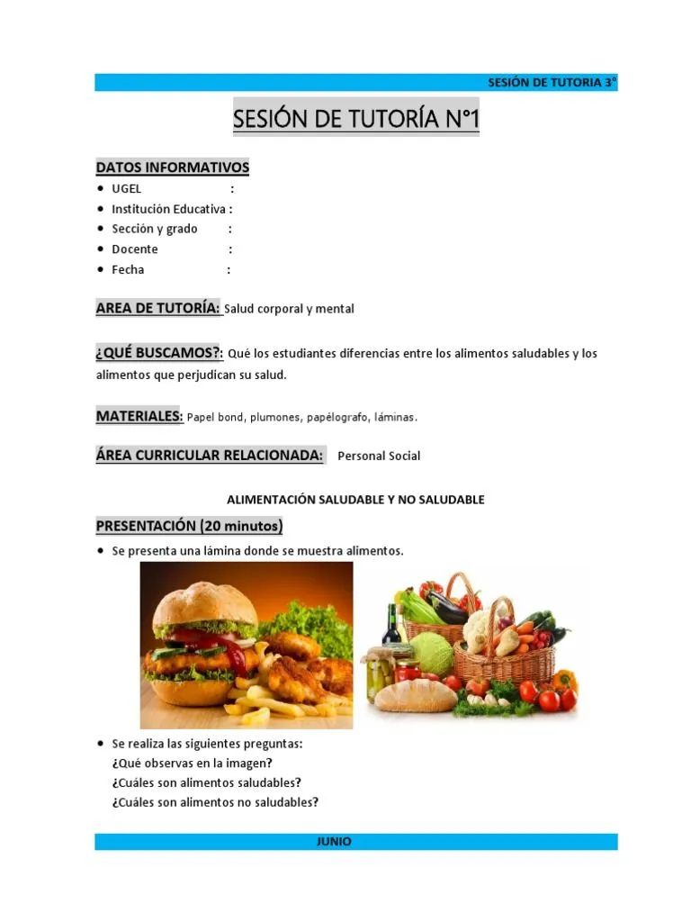 Sesión de Tutoría 3° - Junio | PDF | Modificación de comportamiento Sesión de Tutoría 3° - Junio | PDF | Modificación de comportamiento