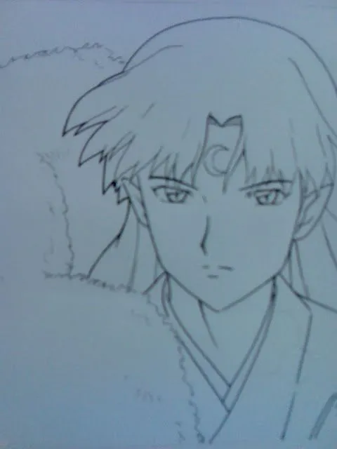 sesshomaru-mi nuevo dibujo simple! - Taringa!